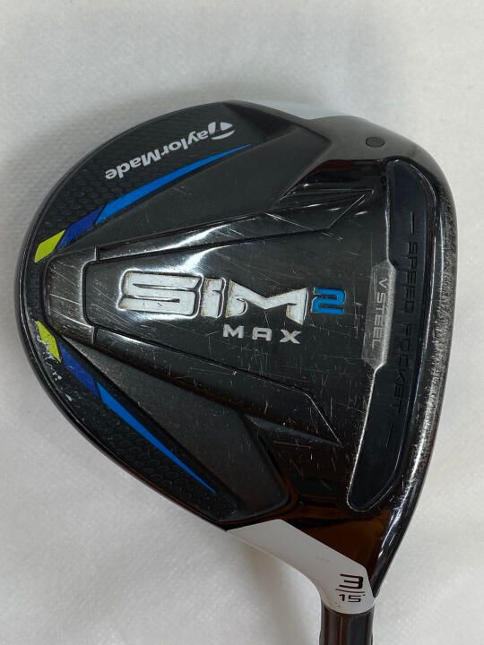 テーラーメイド　SIM2 MAX　15度　SPD NXグリーン50　Sフレックス　フェアウェイウッド　中古　ゴルフドゥ！倉敷笹沖店【最短即日発送】
