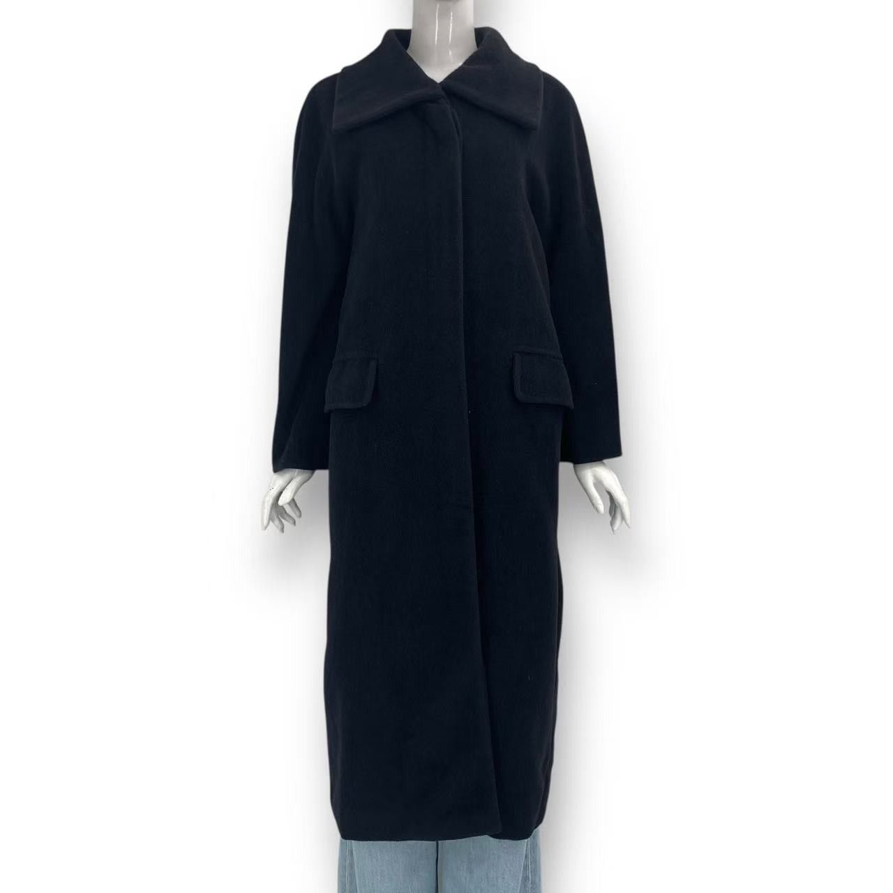極美品 Max Mara マックスマーラ ロング丈 コート ブラック サイズ40 