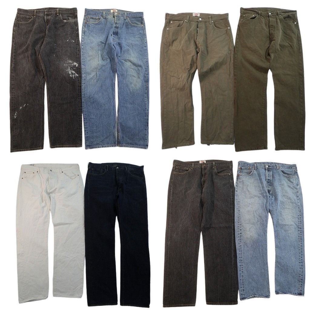 古着卸 まとめ売り リーバイス 501 デニムパンツ 8枚セット ( メンズ