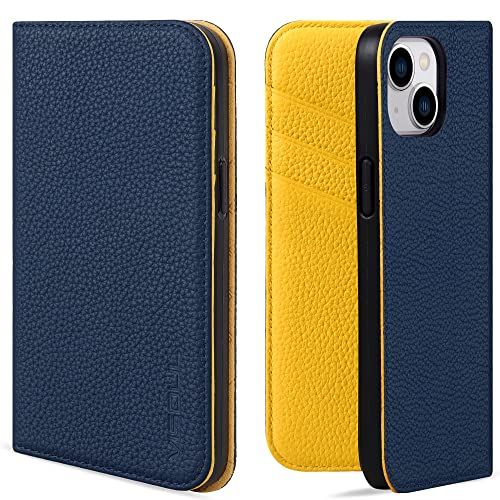 ☆新品☆VISOUL iphone14 ケース 手帳型 本革 レザー スマホケース アイフォン14手帳型 カード収納 携帯ケース 全面保護 柔軟なTPU素材 マグネット式 スタンド機能付き アイホン14 対応 6.1インチ iphone 14 938d9b39