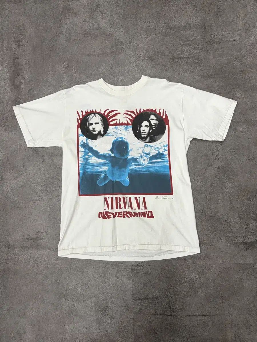 90sanvil t on reprint Nirvana Nevermind