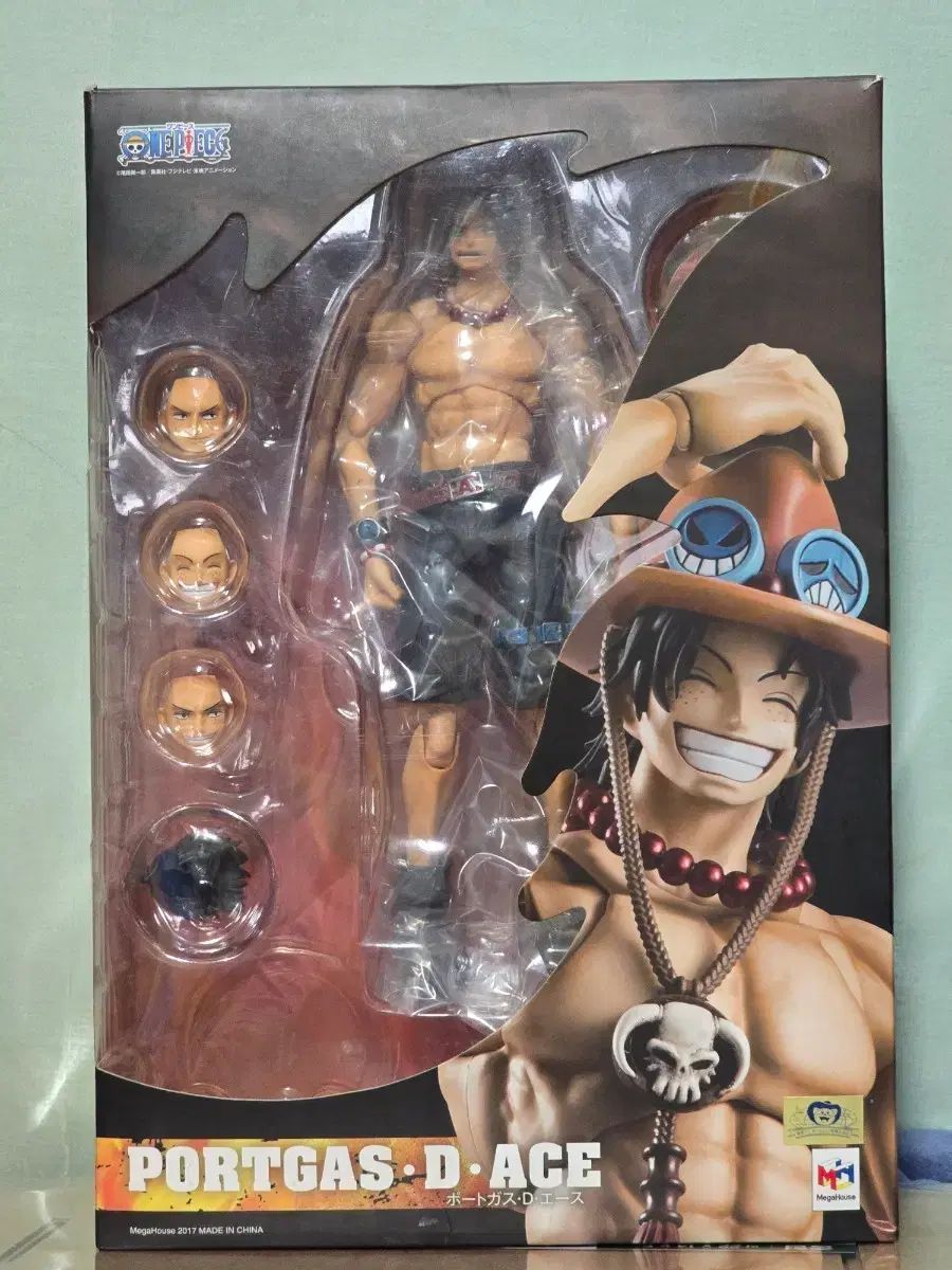 ONE PIECE メガハウス エース ベリアブル アクションヒーローズ Dx フィギュア