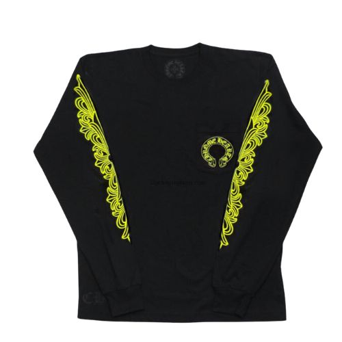 【正規品】【インボイスコピーあり】CHROME HEARTS （クロムハーツ）ホースシュー 長袖Tシャツ