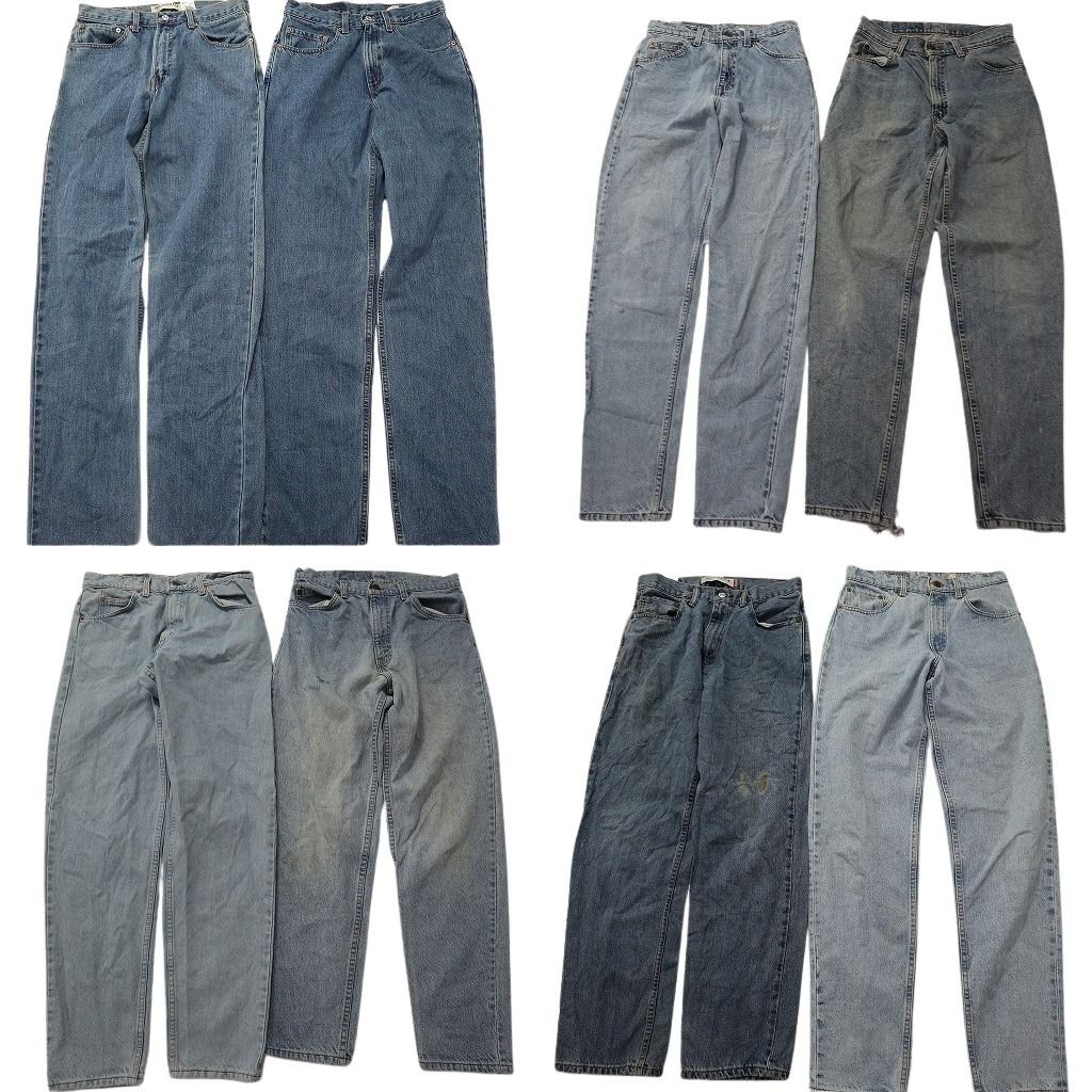 古着卸 まとめ売り リーバイス 550・560 デニムパンツ 8枚セット