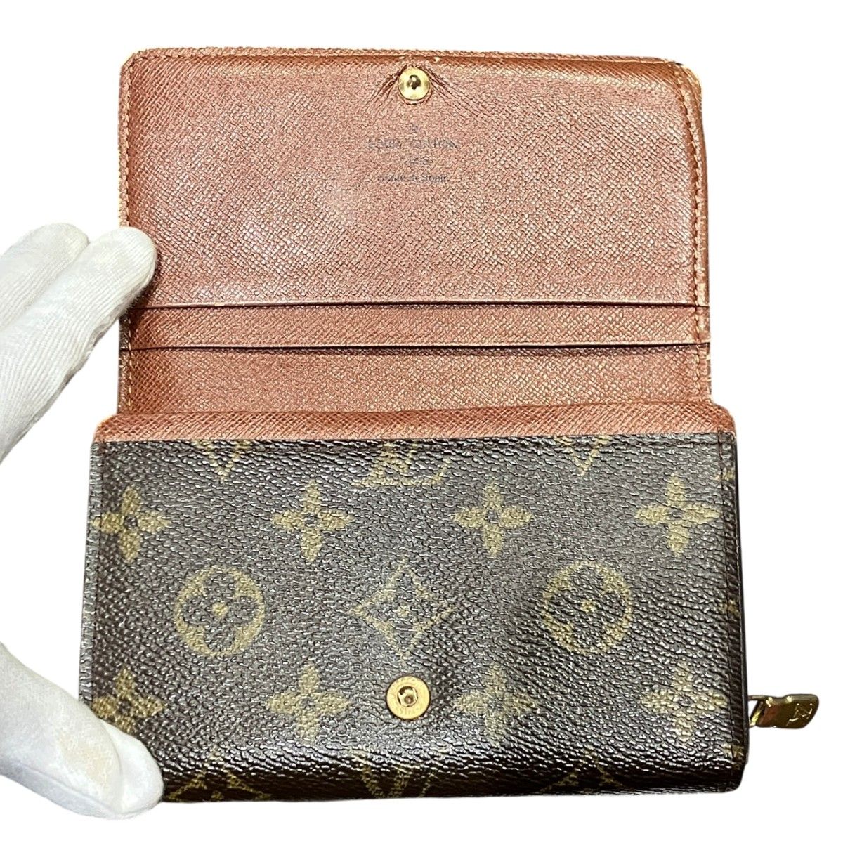 ルイ・ヴィトン LOUIS VUITTON ポルトモネビエトレゾール モノグラム