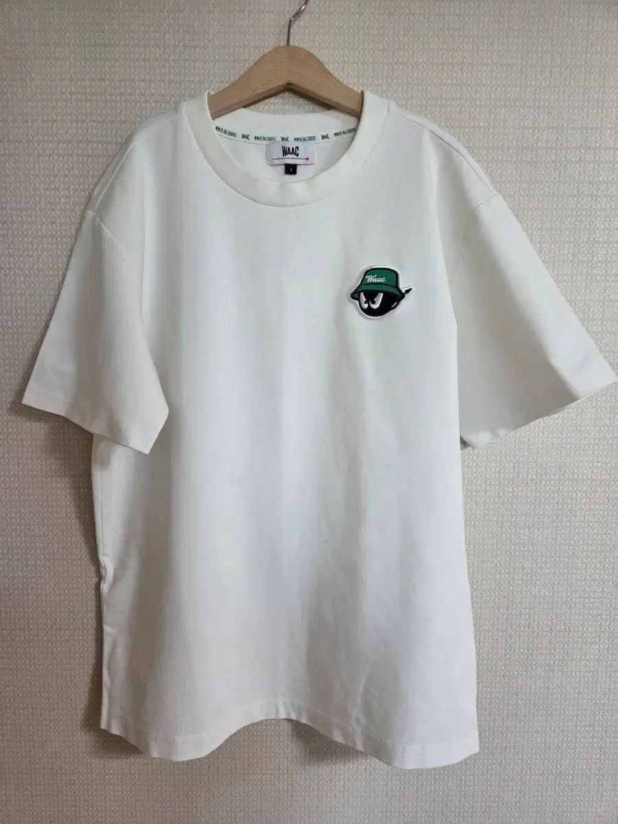 WAAC 半袖Tシャツ 白 ワキ 刺繍