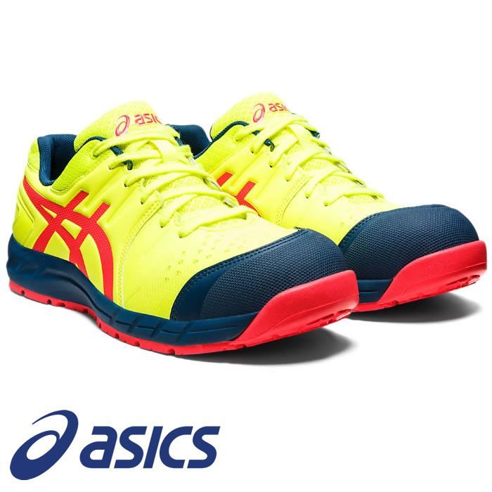 アシックス ASICS 生産終了モデル CP113 ウィンジョブ ローカットヒモ仕様 750フラッシュイエロー 27.0cm ASICS 1273A055 安全靴・安全スニーカー・ローカットタイプ