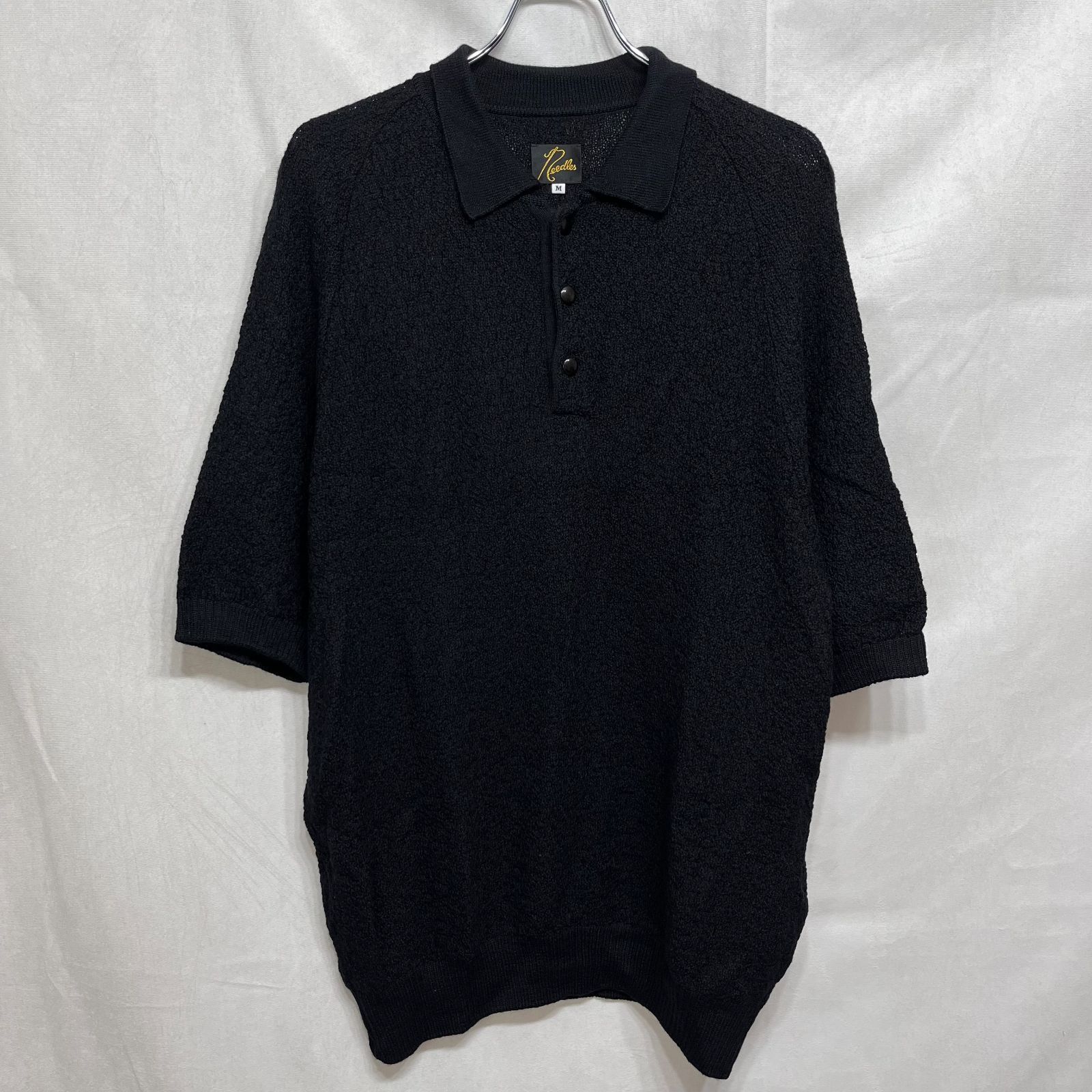 NEEDLES ニードルス ● QV371 S/S Polo Sweater Merino Wool Knit ニットポロシャツ