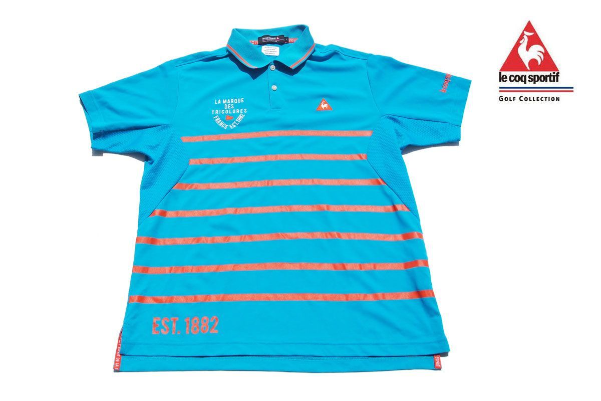 ルコック☆ゴルフウェア ルコックスポルティフ LE COQ SPORTIF 中古 半袖ポロシャツ メンズ
