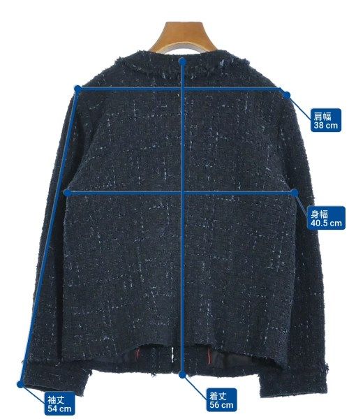 R−ISM リズムノーカラージャンパージャケット未使用タグ付き R-ISM ノーカラージャケット レディース 【古着】【中古】【送料無料
