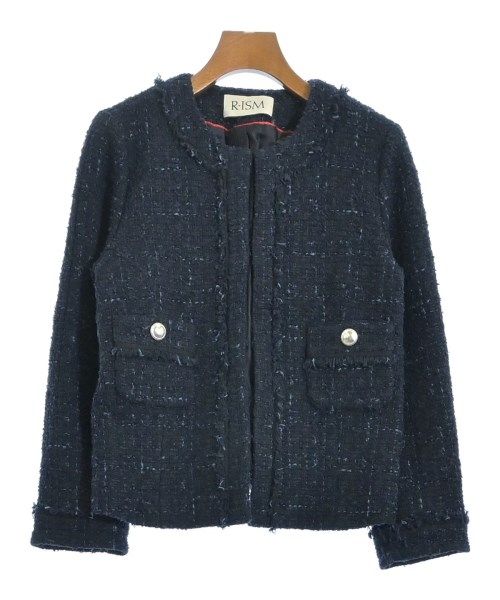 R-ISM ノーカラージャケット レディース 【古着】【中古】【送料無料