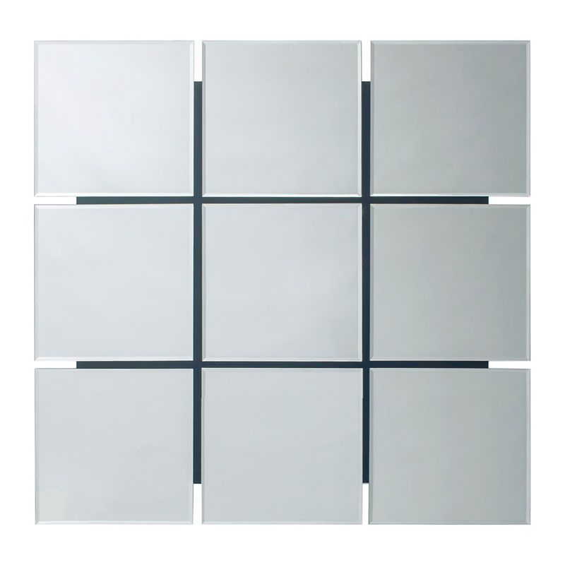 大塚家具購入品 壁掛けミラー「AM-801」 高級 鏡 モダン ◇IDC大塚家具◇ Quarto クアルト AM-801 ウォールミラー/鏡 900×900