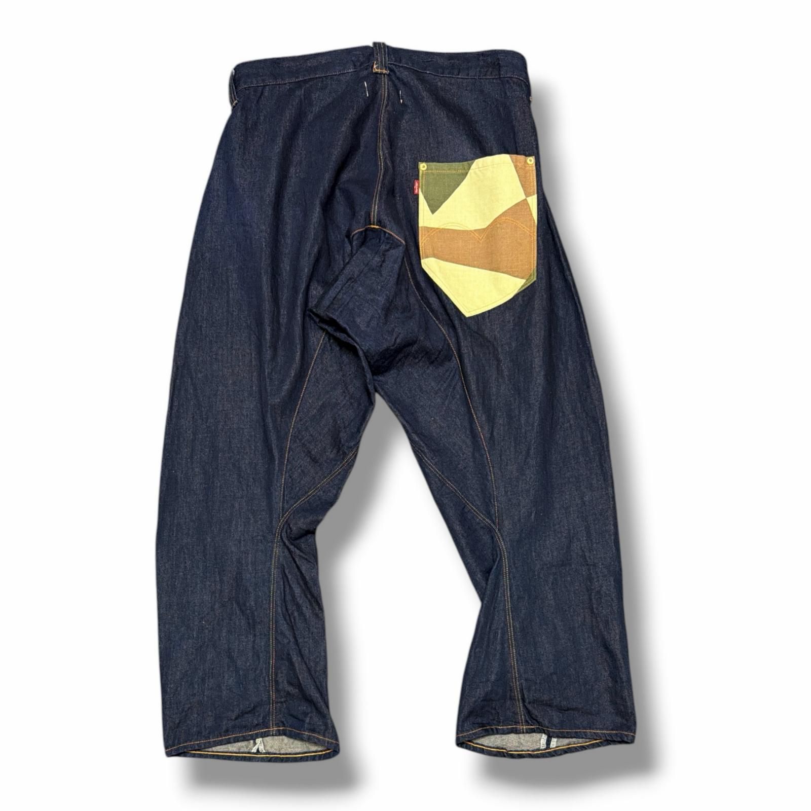 参考上代39600円 JUNYA WATANABE × Levi's 綿リネンデニム☓綿リップス