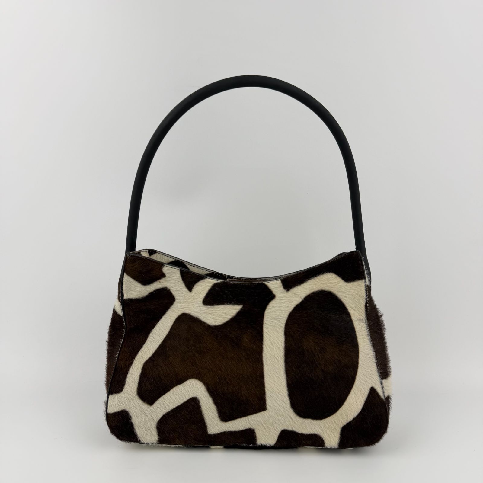 【中古】MIU MIU ミュウミュウ ハンドバッグ ブラウン ハラコ ヴィンテージ レディース【中古美品】HIBUOCHI VINTAGE hboc260515a21