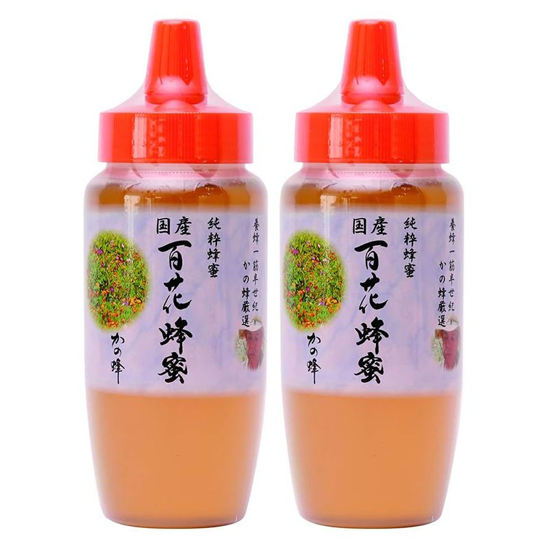 国産 百花蜂蜜:500g 完熟蜂蜜 100%天然はちみつ 非加熱ハチミツ 国産はちみつ