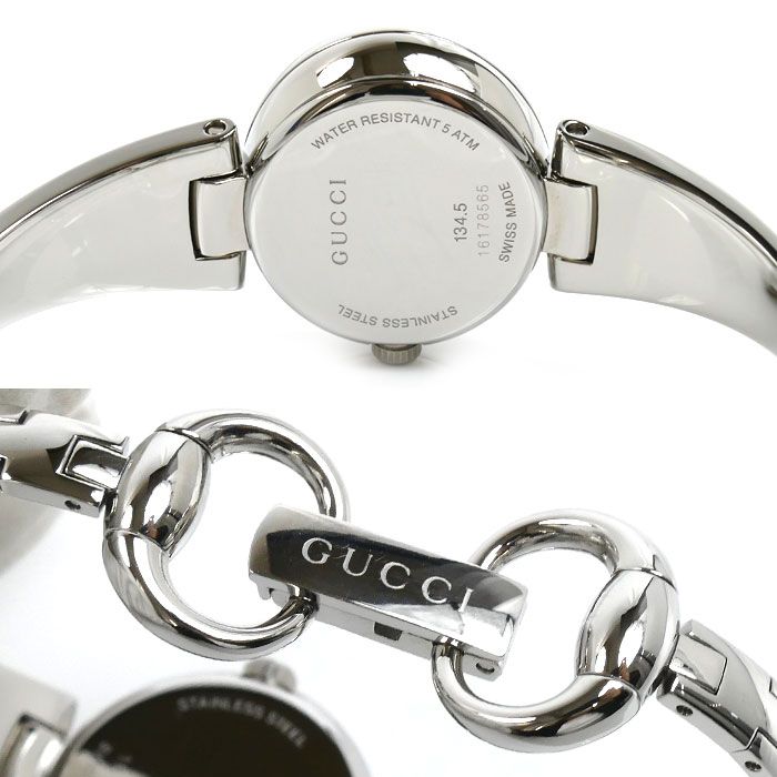 GUCCI グッチ Gバルーン シェル 3Pダイヤ 腕時計 電池式 134.5