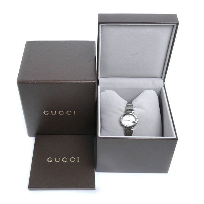 GUCCI グッチ Gバルーン シェル 3Pダイヤ 腕時計 電池式 134.5