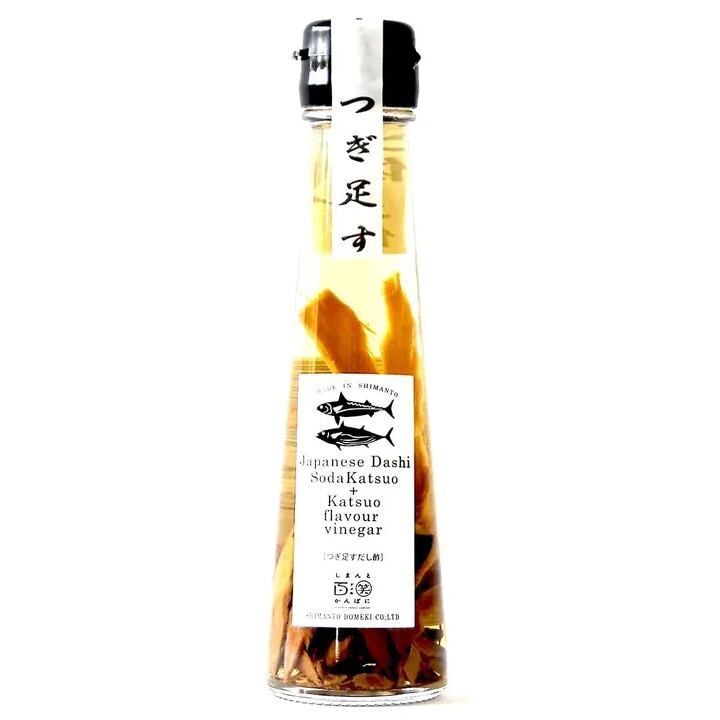 【5個】高知の鰹節が入った、何度も注ぎ足して使える！つぎ足す鰹だし酢：100mL