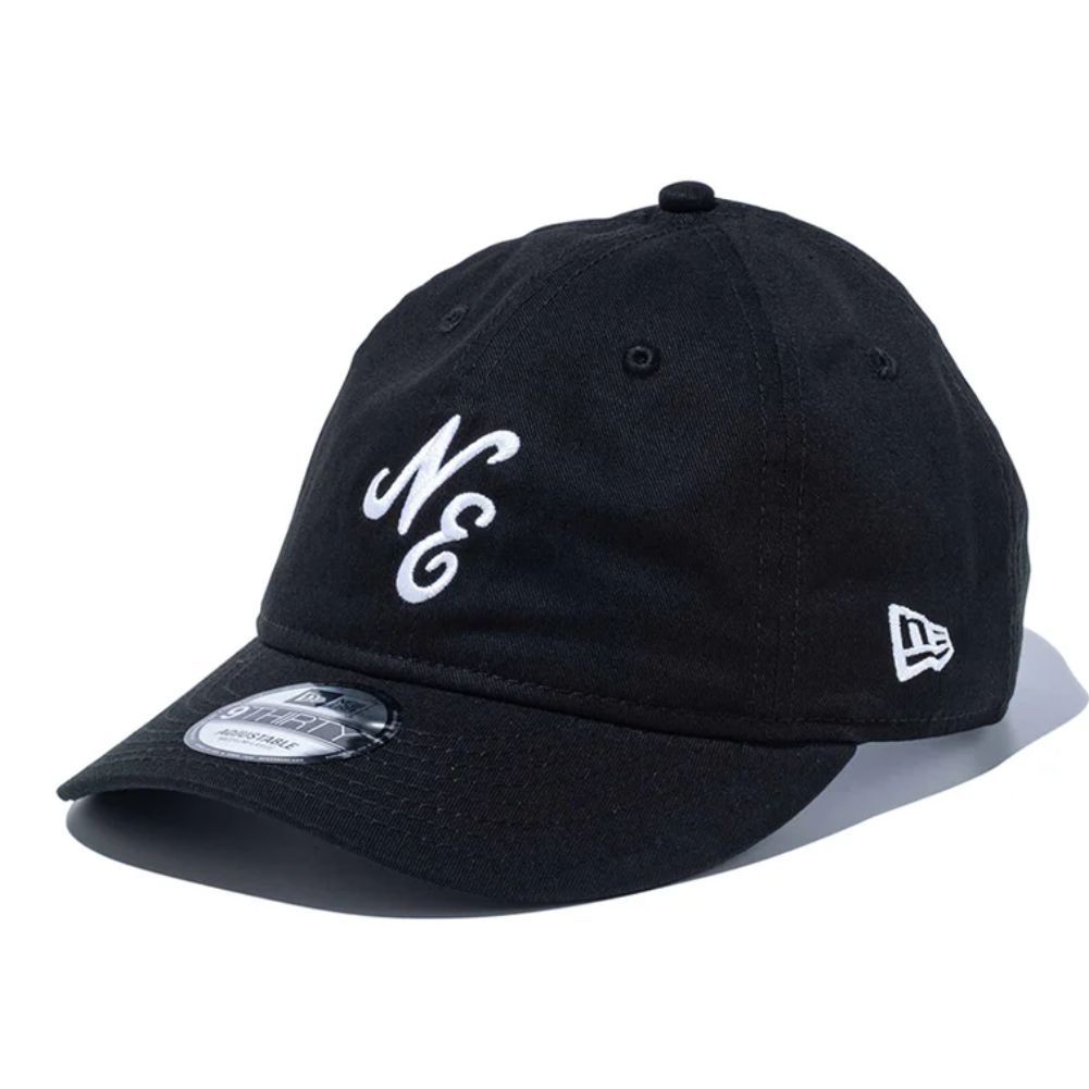 ニューエラ 9THIRTY クラシックロゴ ノンウォッシュコットン ブラック ホワイト 1個 New Era 930 NONWAS NELOGO BLK WHI 25J 1pc