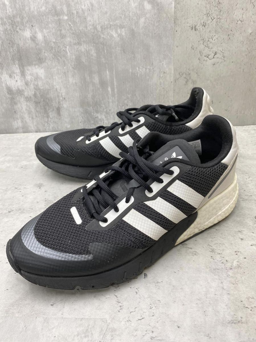 黒白1枚ずつ adidas アディダス ZX 1K Boost ブースト スニーカー size28.0cm/白x