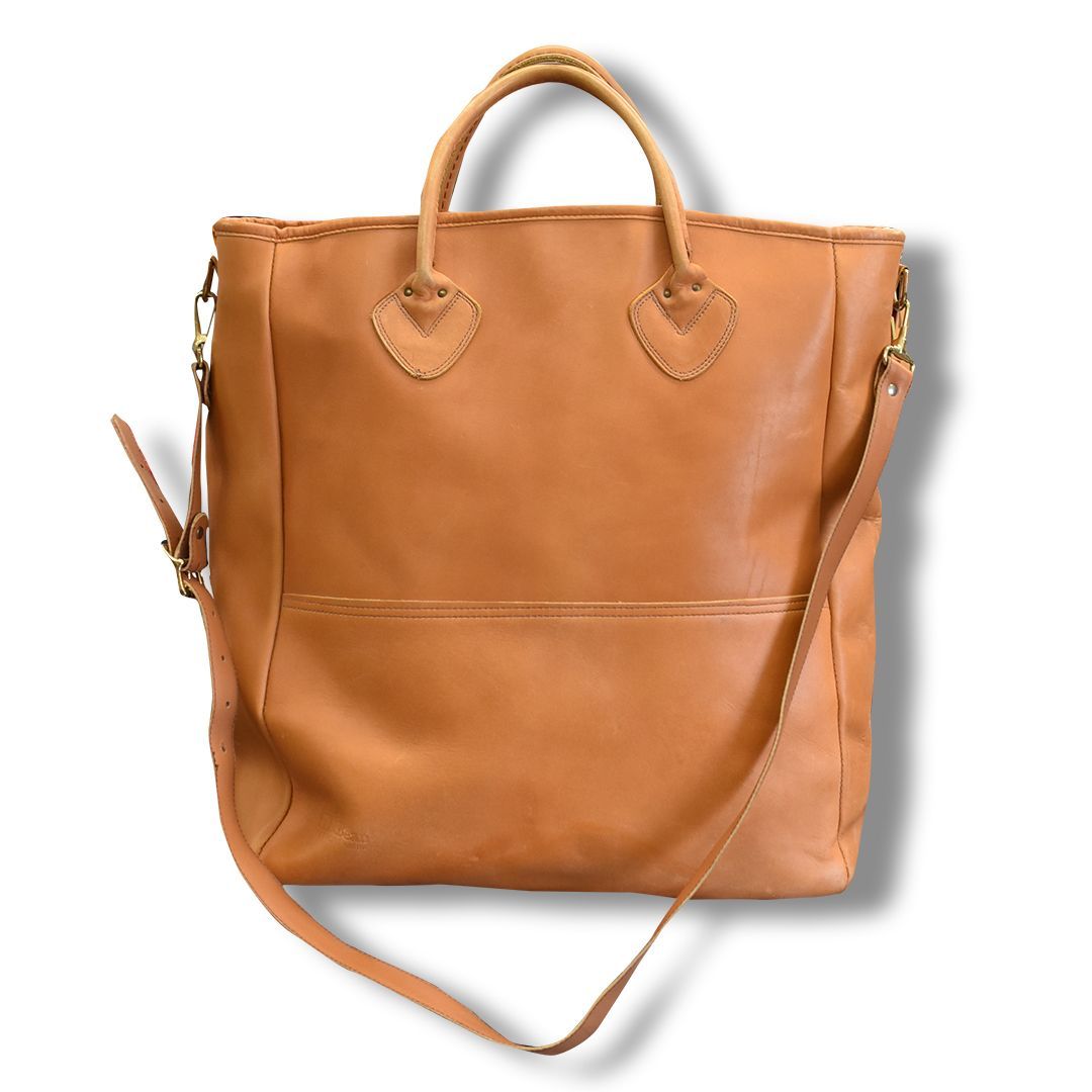 【ビンテージ】 L.L.bean【L.L.ビーン】キャメル【オールレザー】【レザーハンドル】トートバッグ ビーントート DH0901-40