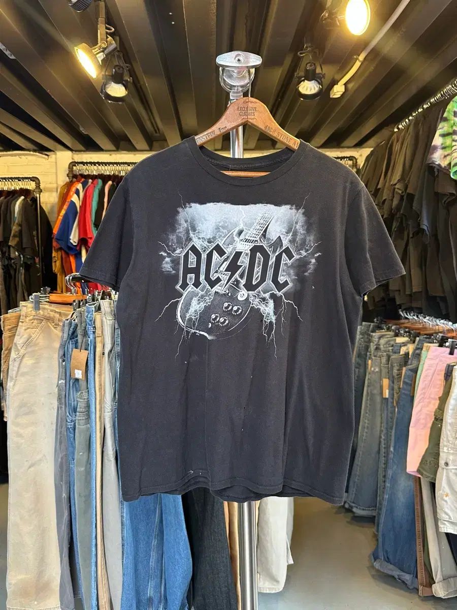 95 ACDC ロックバンド 2015 プリンティング Tシャツ