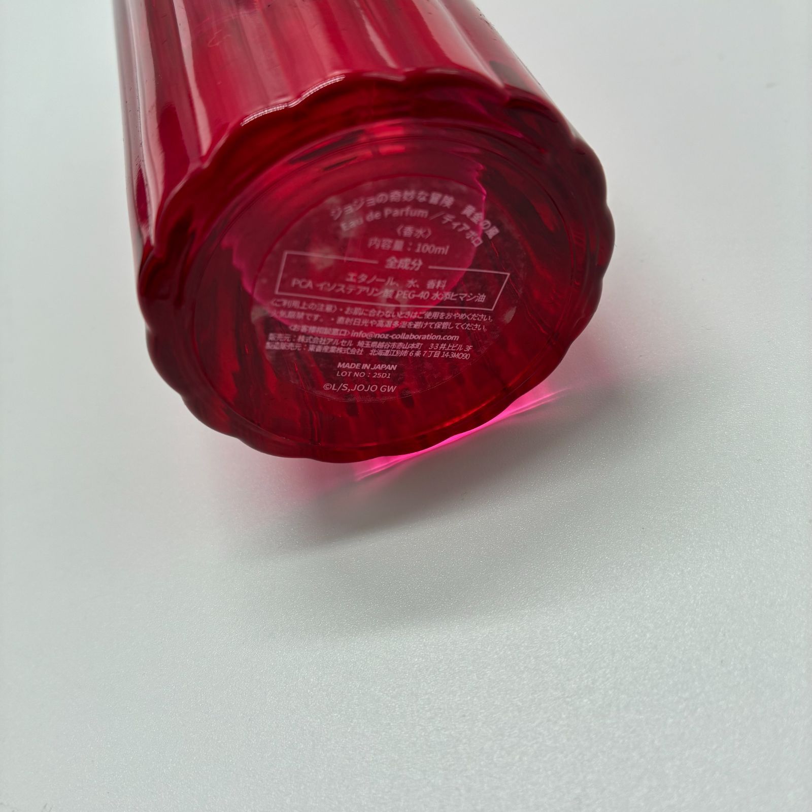 ジョジョ オーデパルファム 未使用品 NOZ COLLABORATION ジョジョの 