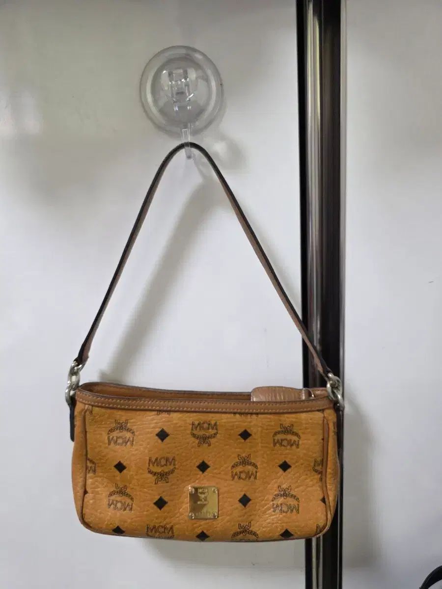 MCM ミニ ショルダートートバッグ ブラウン