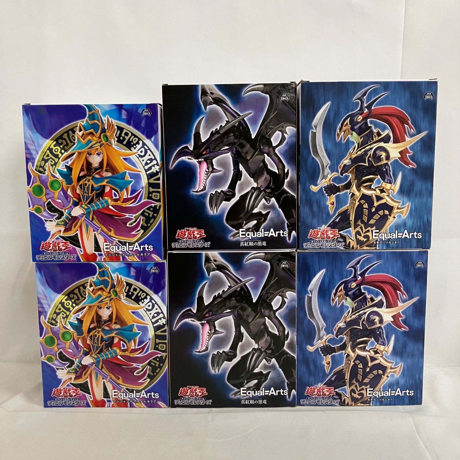 レッドアイズブラックドラゴン　カオスソルジャー　フィギュア 未開封 遊戯王 Equal=Arts レッドアイズ・ブラックドラゴン マジシャン