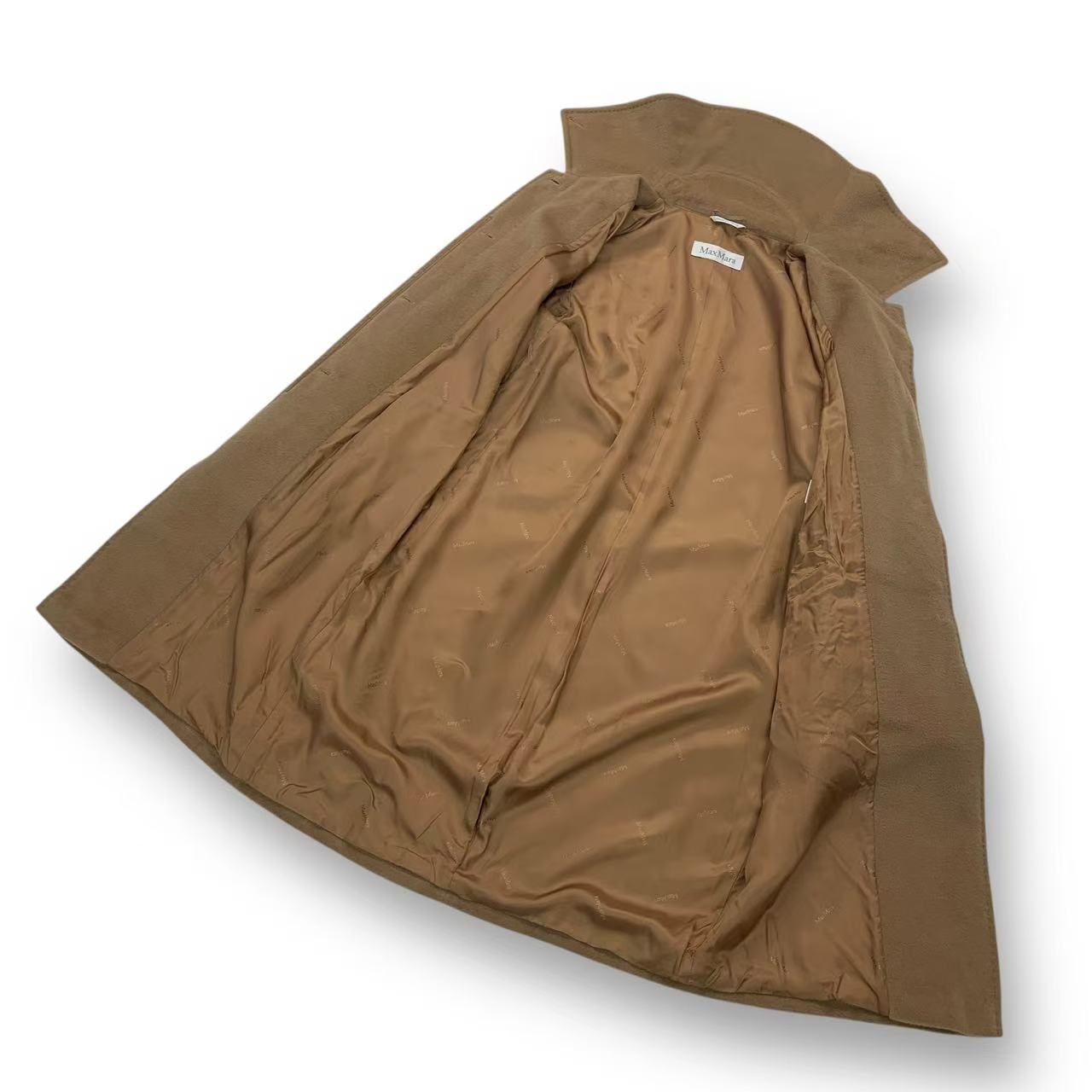 極美品 Max Mara マックスマーラ ロング丈 コート ベージュ サイズ40 