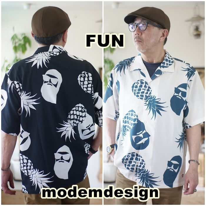modem design/FUN(モデムデザイン/ファン) 半袖シャツ　26027517 メンズファッション