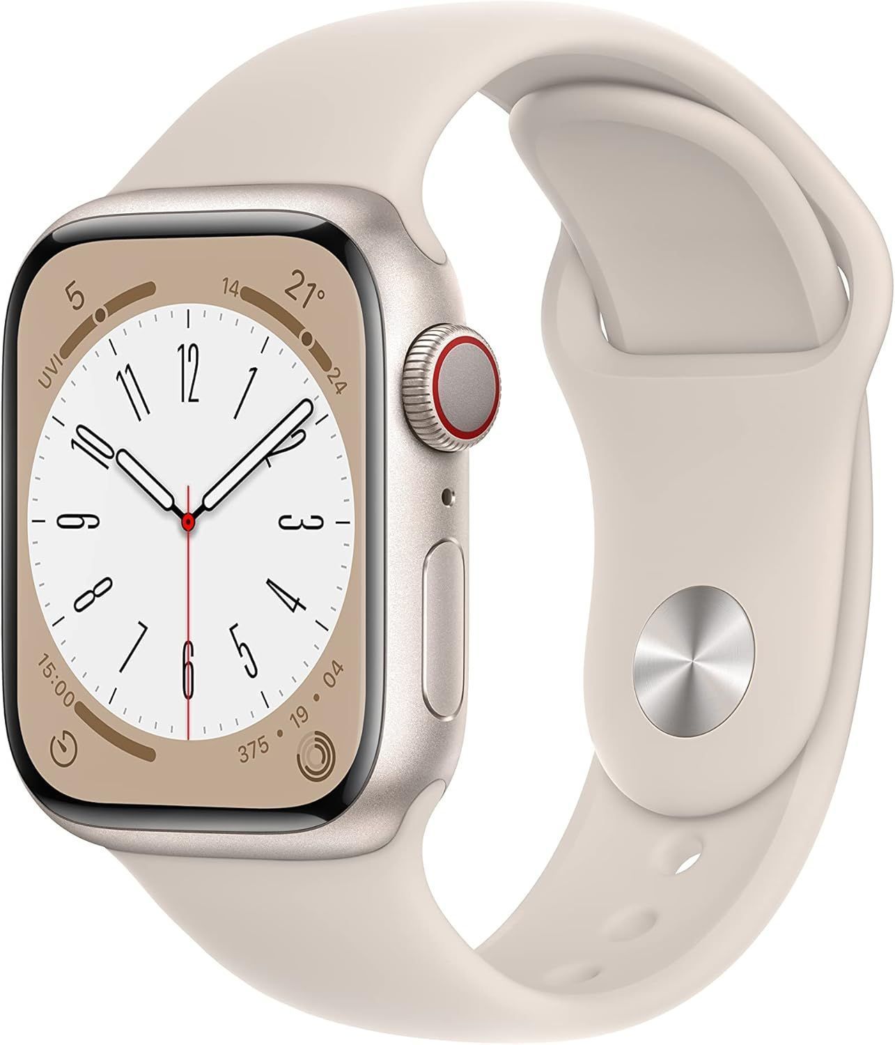 未開封未使用品Apple Watch Series 8 (GPS + Cellularモデル) 41mm スターライトアルミニウム