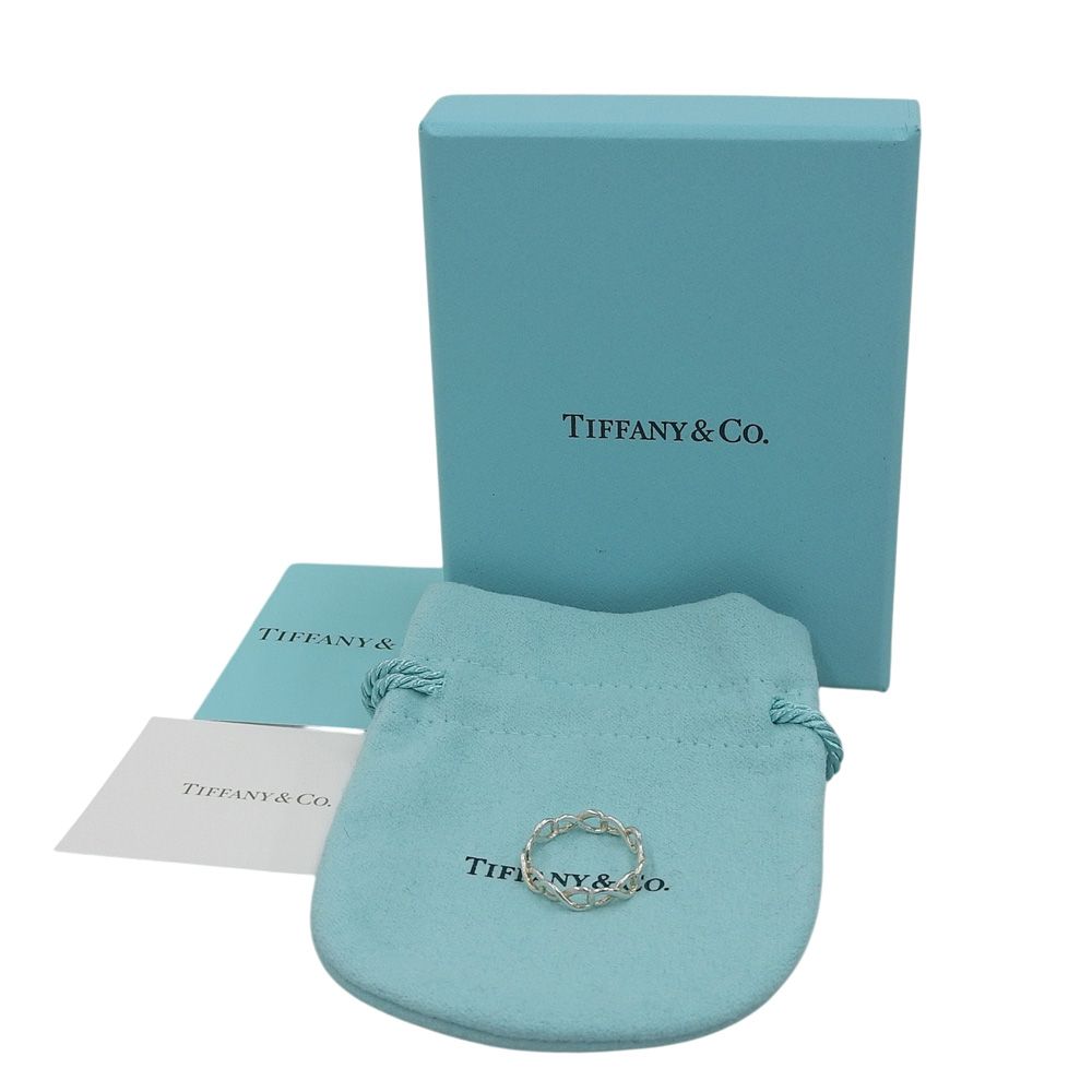 超美品 ティファニー TIFFANY&Co. インフィニティ ナロー リング 指輪 超美品 ティファニー TIFFANY&Co. インフィニティ ナロー リング 指輪