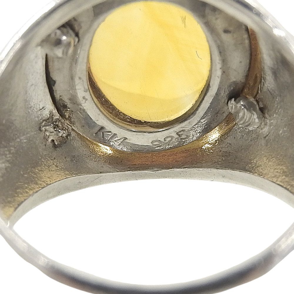 超美品 スタージュエリー STAR JEWELRY 石付き 星モチーフ リング 8号