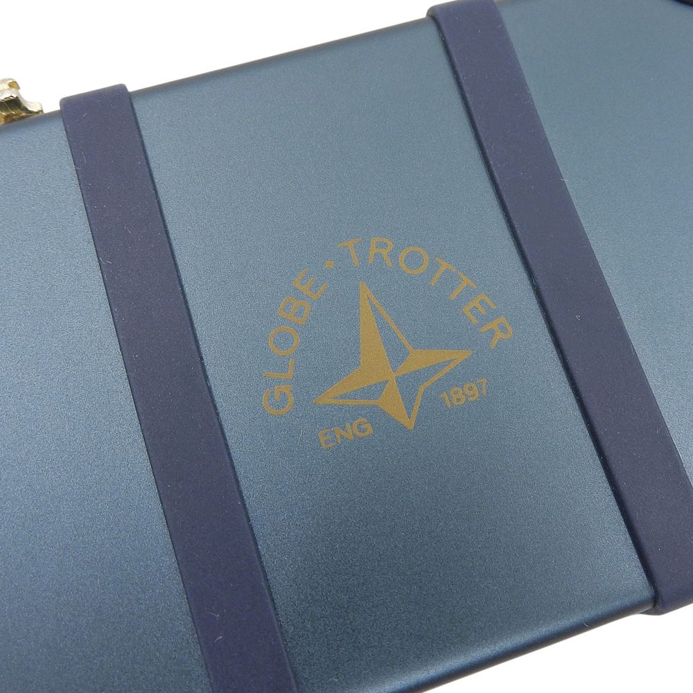 【非売品】GLOBE-TROTTER オリーブグリーン　カードケース 超美品 グローブトロッター GLOBE TROTTER 希少 非売品 カードケース