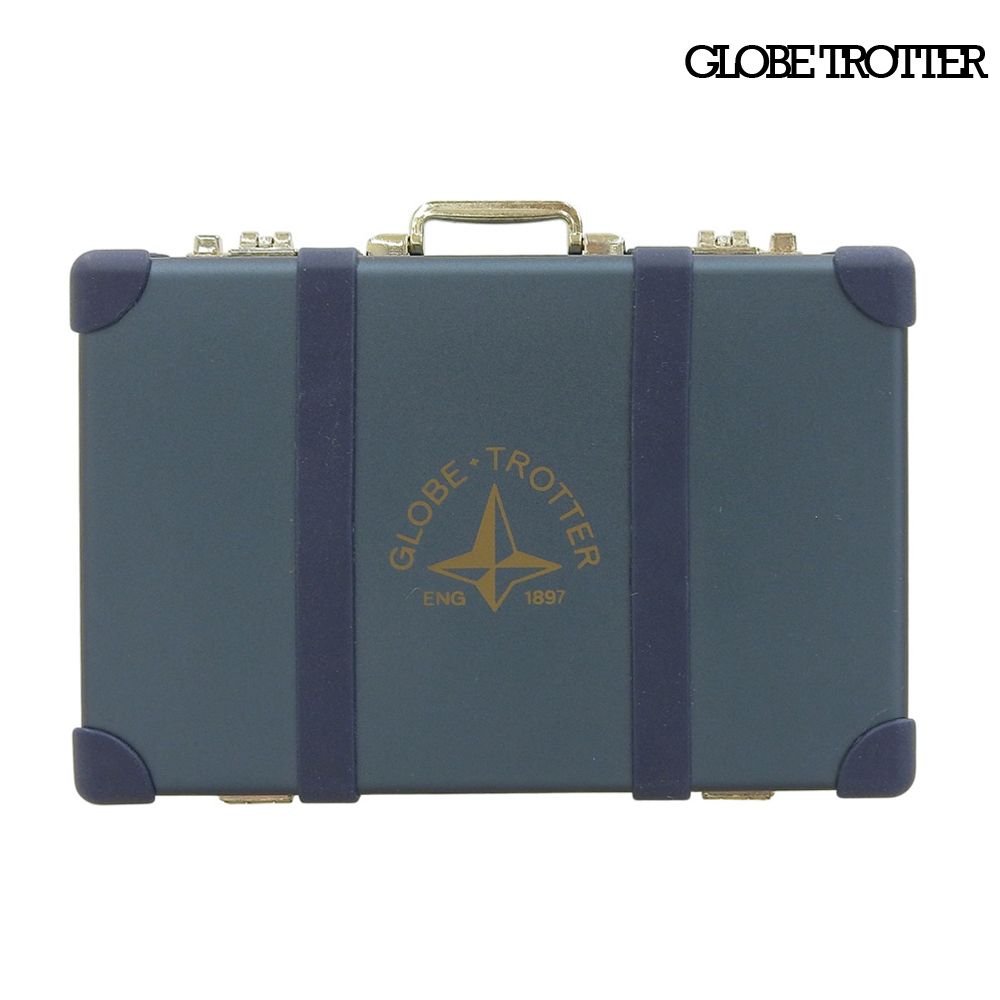 超美品 グローブトロッター GLOBE TROTTER 希少 非売品 カードケース 名刺入れ オリーブグリーン ほぼ未使用