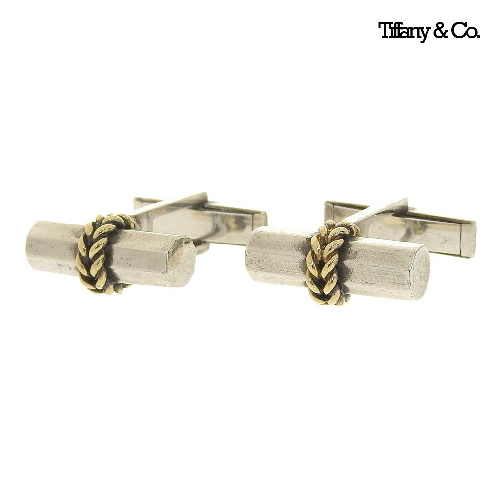 美品 ティファニー TIFFANY&Co. ヴィンテージ シルバー×ゴールド