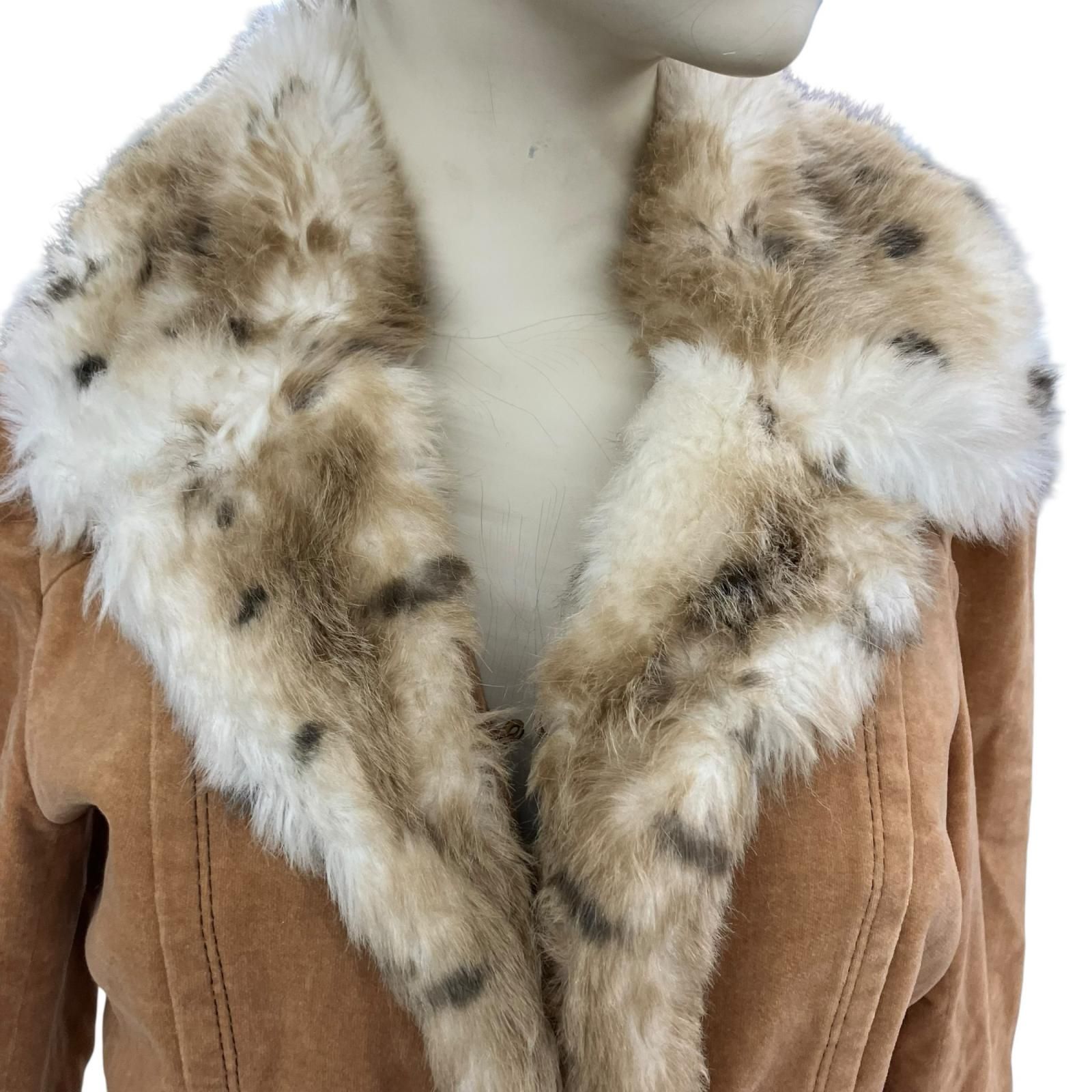 186005 BURBERRY バーバリー ファーコート ブルーレーベル サイズ38