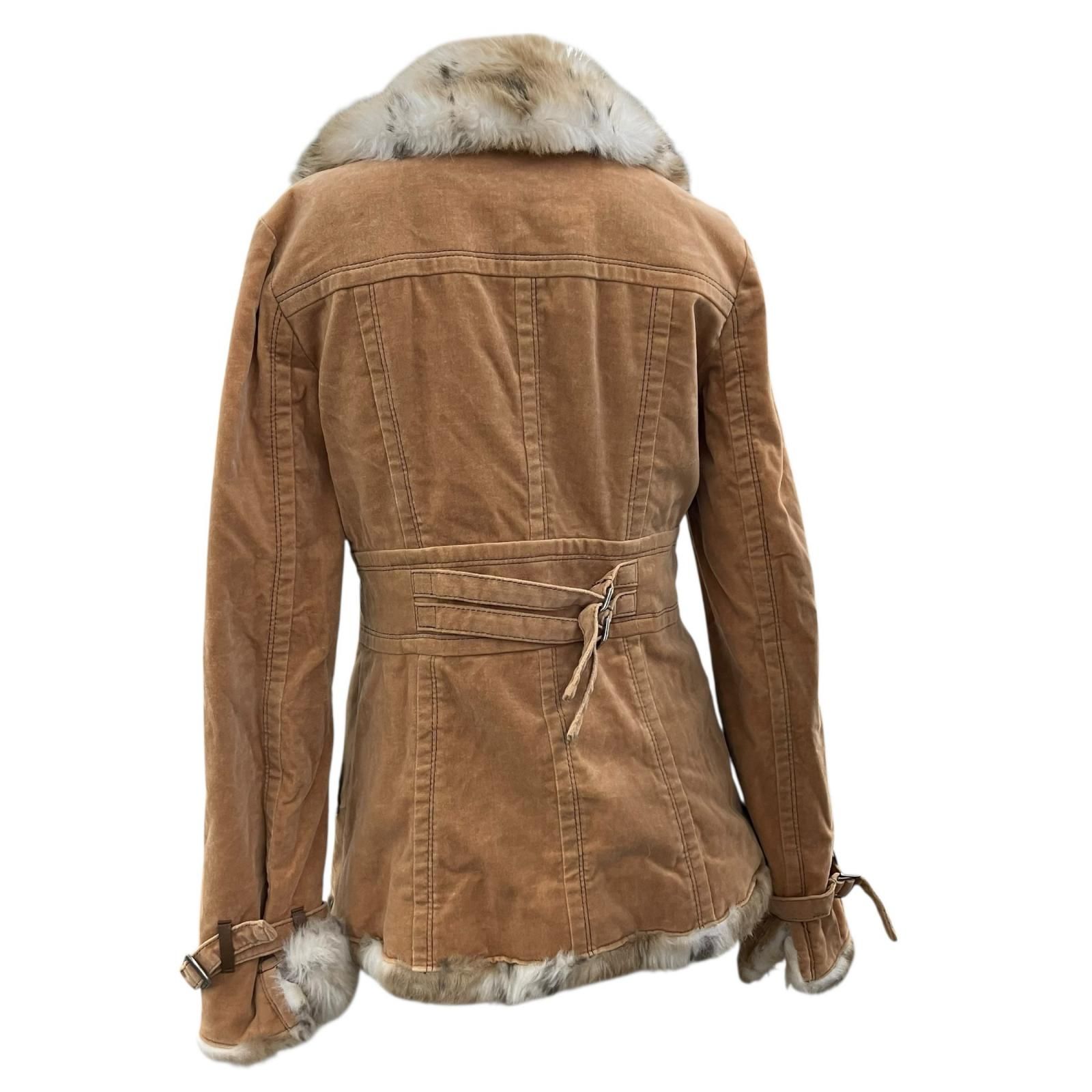 186005 BURBERRY バーバリー ファーコート ブルーレーベル サイズ38 186005 BURBERRY バーバリー ファーコート ブルーレーベル サイズ38