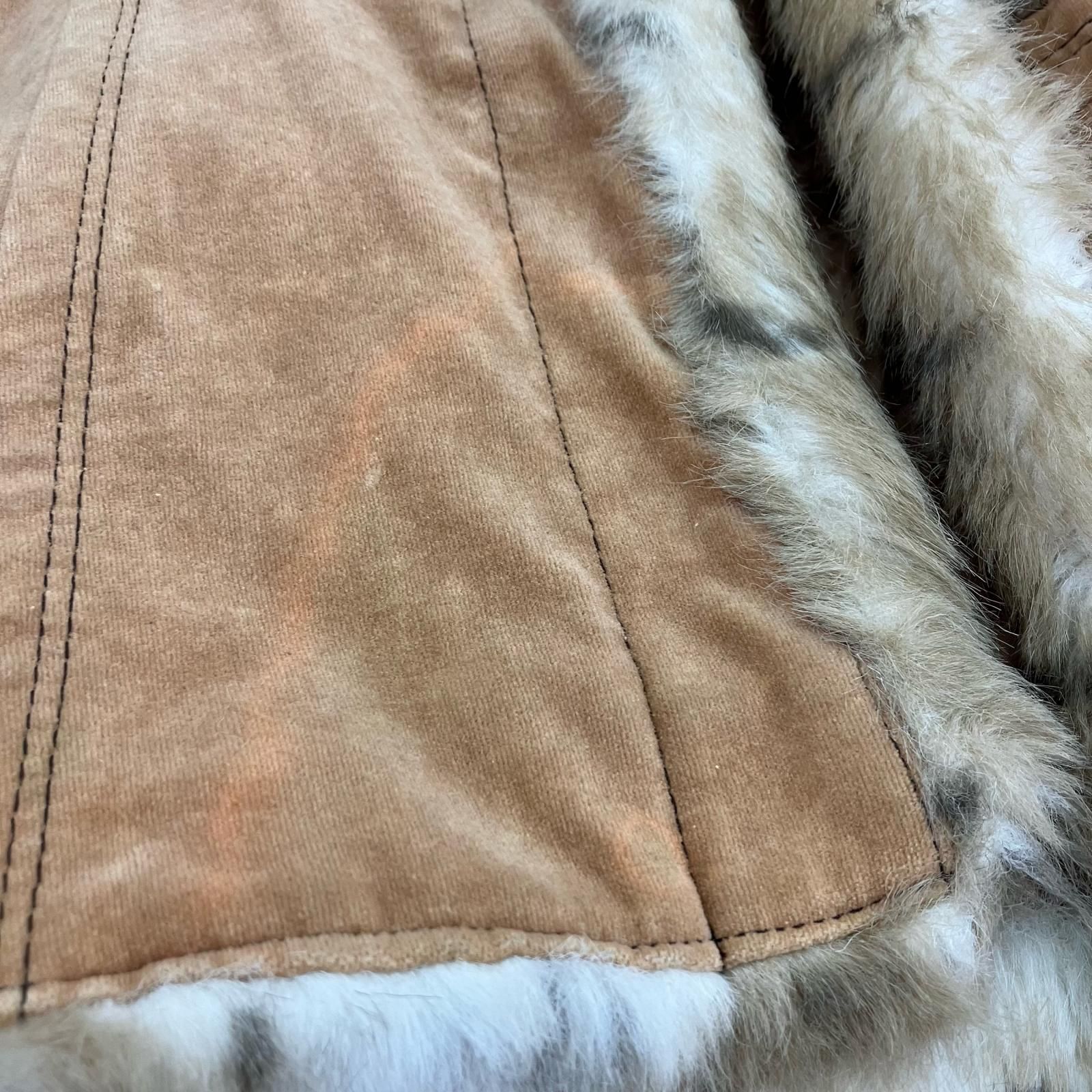 186005 BURBERRY バーバリー ファーコート ブルーレーベル サイズ38
