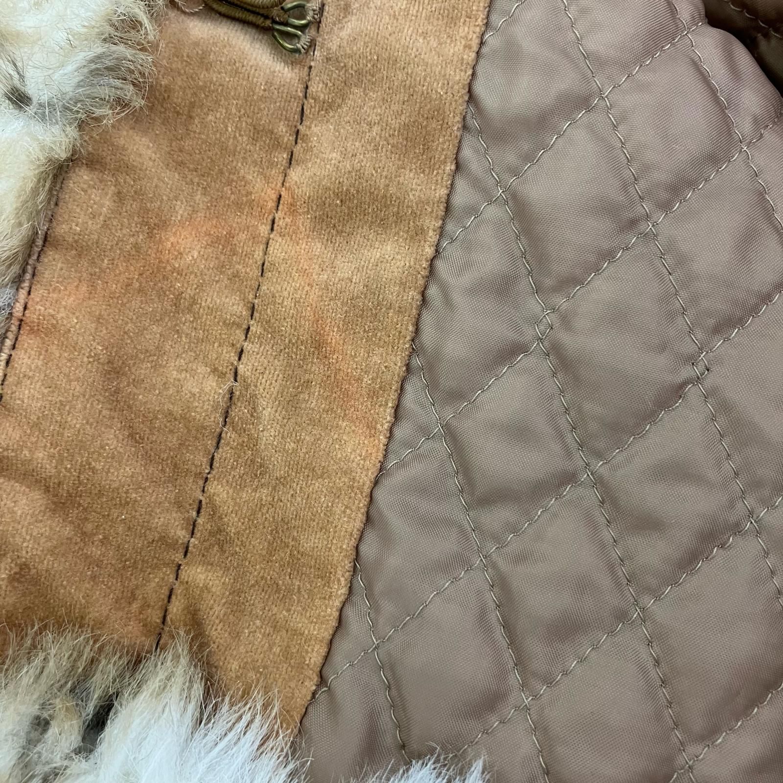 186005 BURBERRY バーバリー ファーコート ブルーレーベル サイズ38