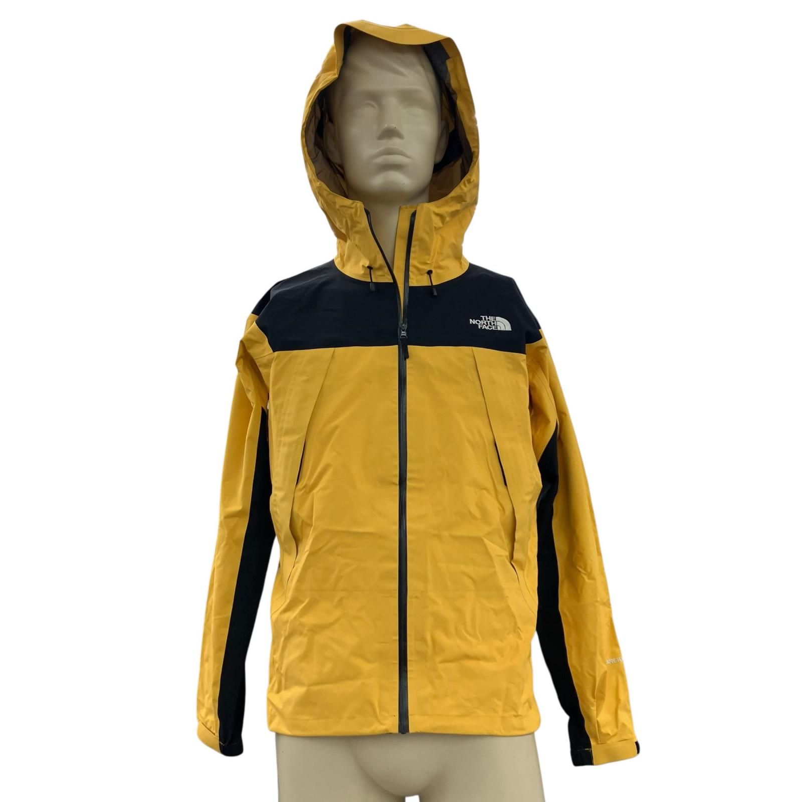 186005 THE NORTH FACE ザ・ノースフェイス GORE-TEX クライムライトジャケット M イエロー ブラック メンズ
