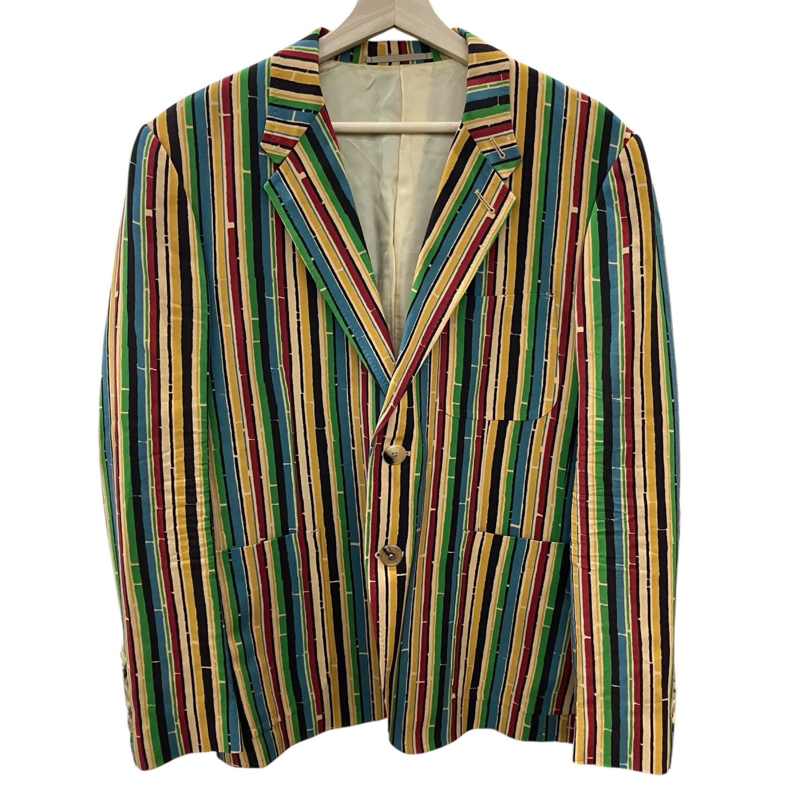 180053 現状品 Paul Smith ポール・スミス テーラードジャケット マルチストライプ