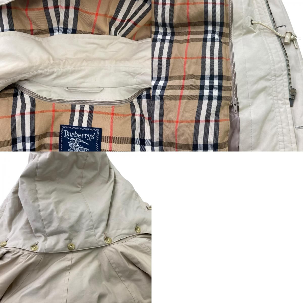 186005 現状品 Burberrys バーバリーズ ダウンコート ノバチェック