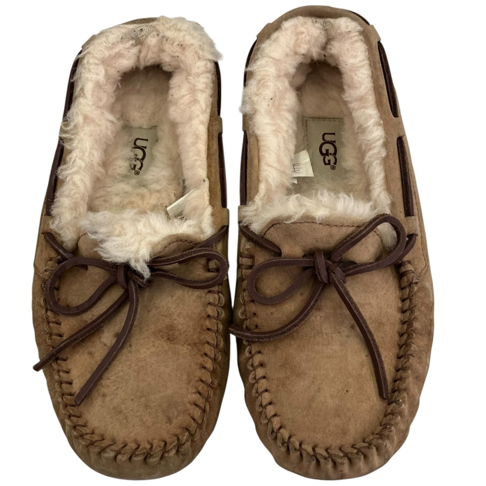 186005 通電確認のみ UGG アグ モカシン ブラウン レディース - メルカリ