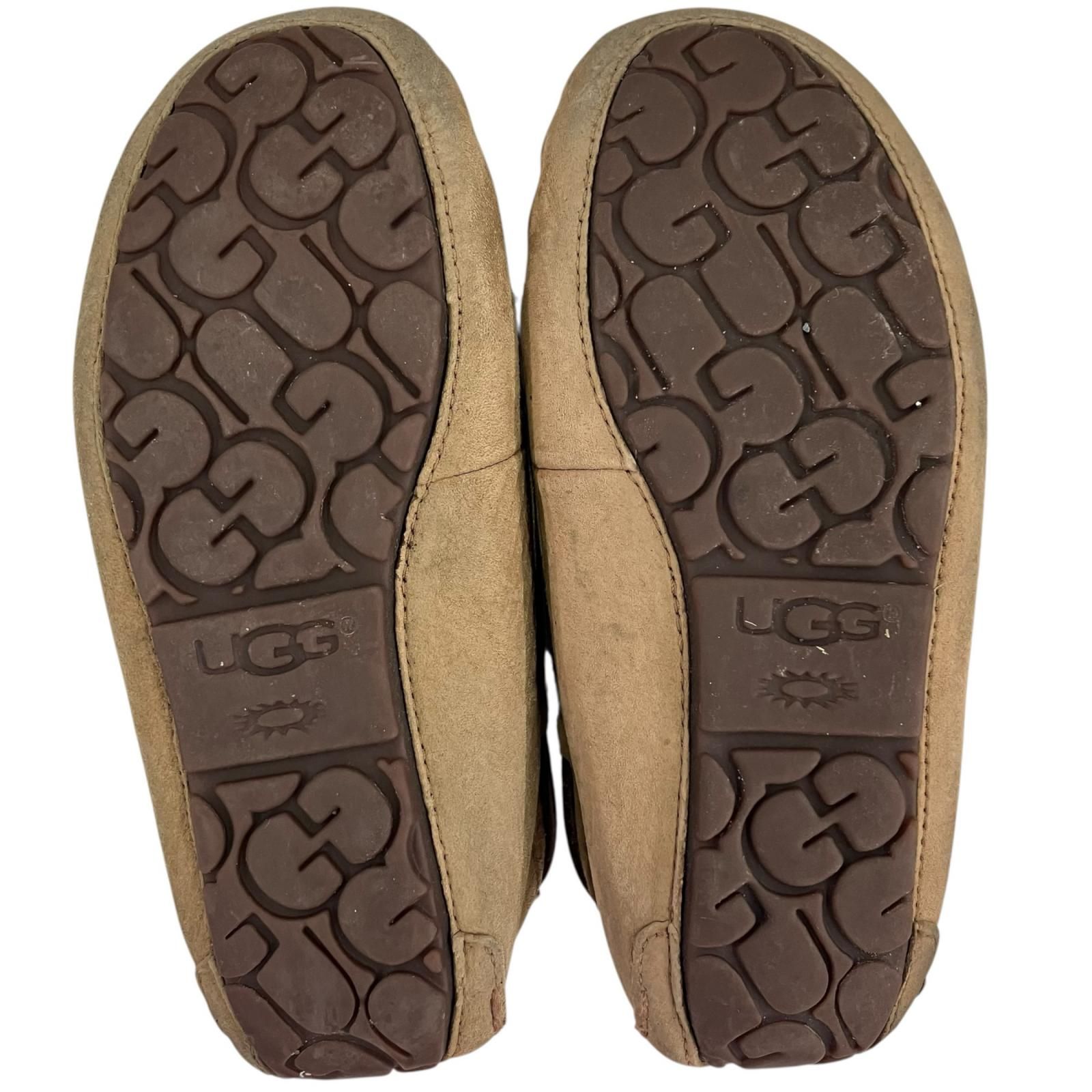 新品未使用　UGG メルカリ - レディース ブラウン モカシン アグ UGG 通電確認のみ 186005 モカシン 靴
