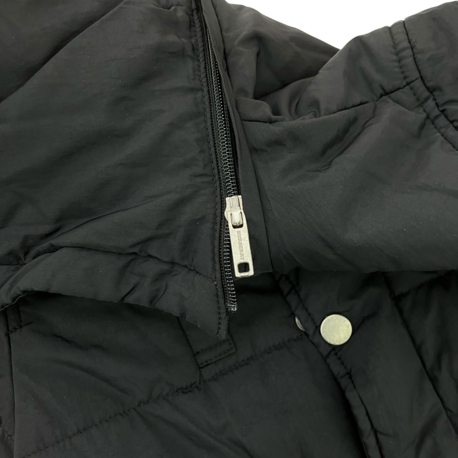 186005 BURBERRY バーバリー ダウンジャケット ブラック キッズ 約90cm