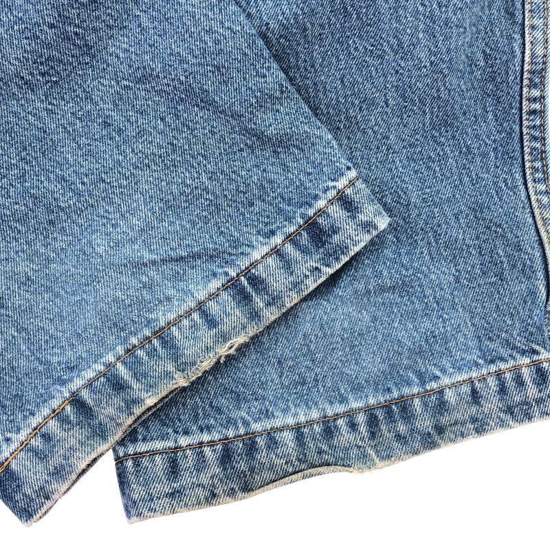 中古】LEVI'S 568 ルーズストレート ダブルニー W32 L30 ブルー