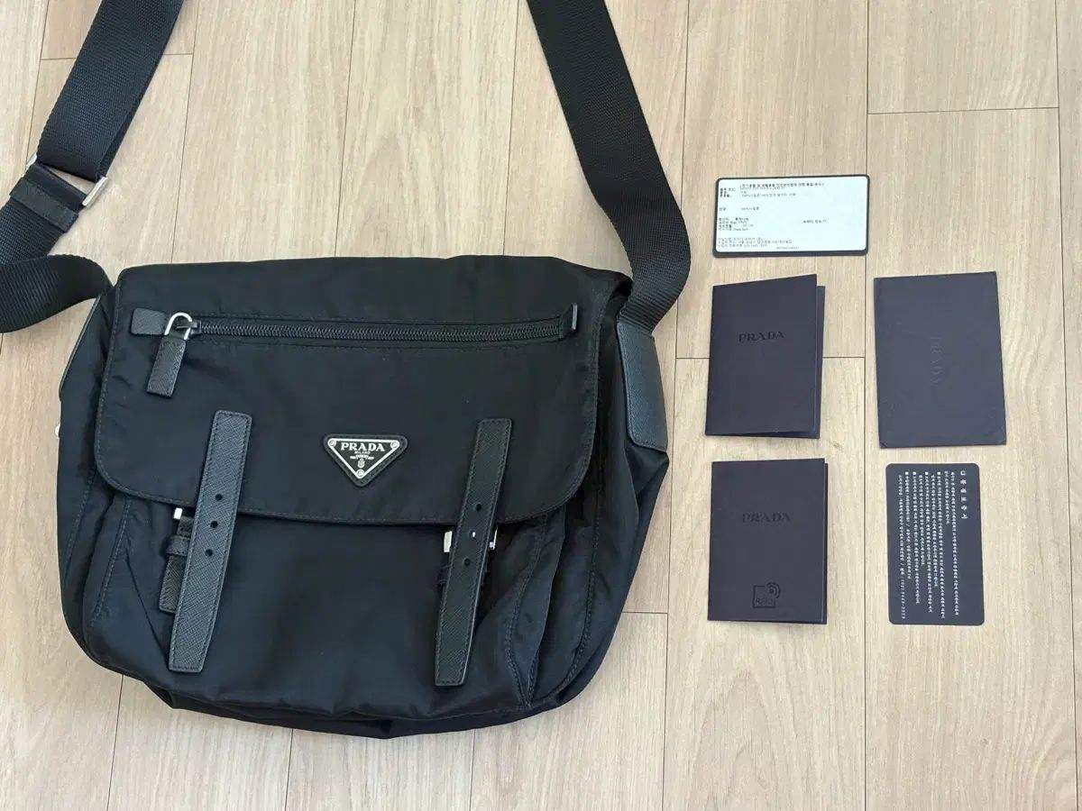 プラダ リナイロン ショルダーバッグ (ブラック) プラダ PRADA 
