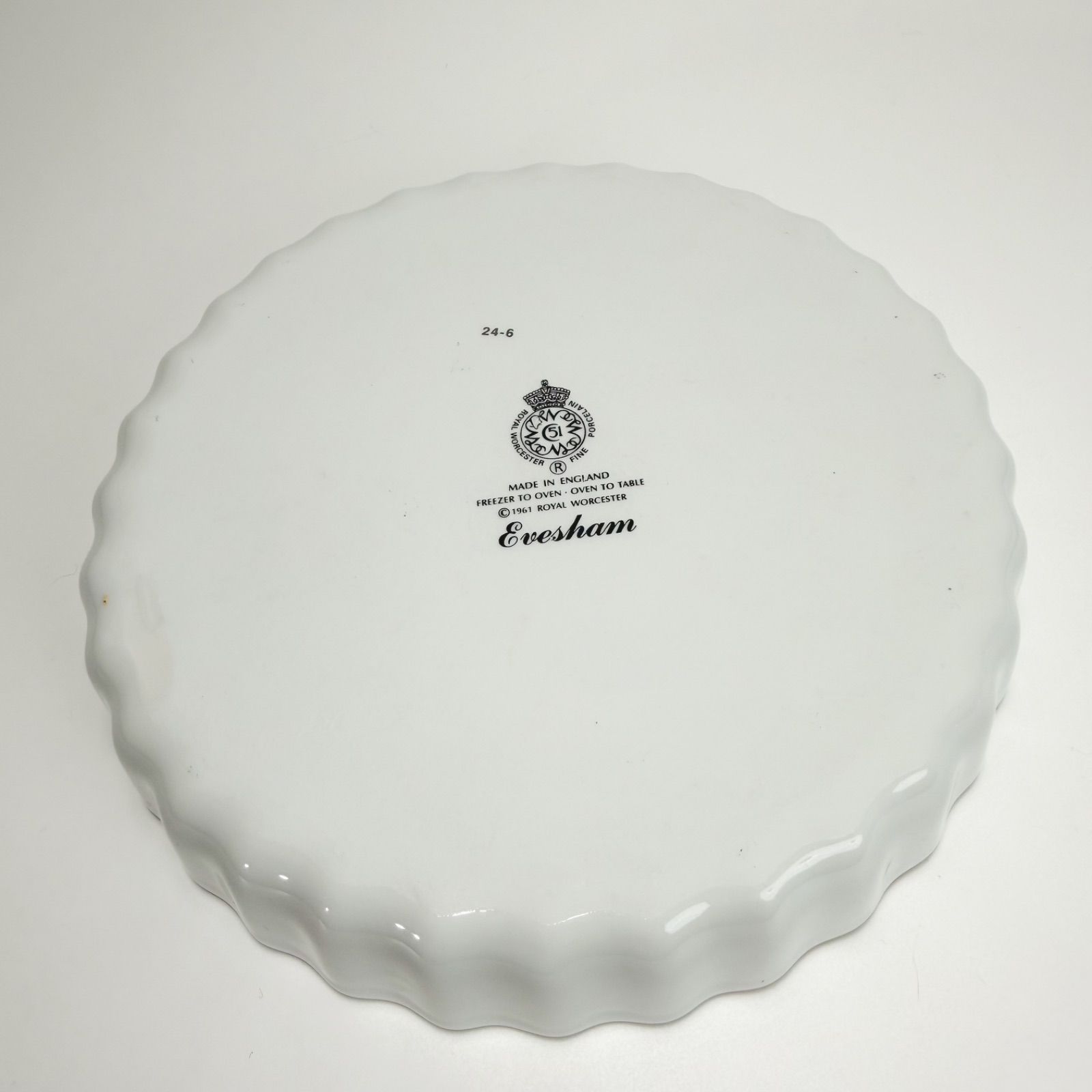 ロイヤルウースター　evesham 大型プレート６枚セット Set of 5 Royal Worcester Evesham Vale Salad Plates